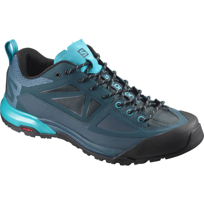 SALOMON X ALP SPRY W Philippines - Men's Hiking Boots - Deep Blue/Black | 572463-WPS